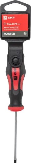 Отвертка EKF sl-3.5-75-mas