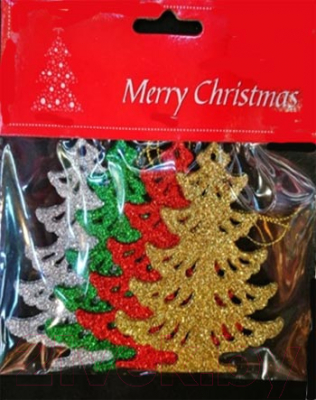 Набор елочных игрушек MONAMI Ель резная / MZ19-029 - фото