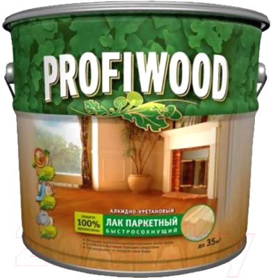 Лак Profiwood Паркетный быстросохнущий - фото