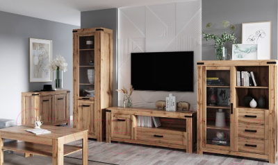 Тумба Anrex Mortiz 2D (дуб вотан)