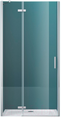 Душевая дверь BelBagno KRAFT-B-12-60/40-C-Cr-L - фото