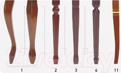 Стул ТехКомПро СМ 17 / 121175 (бук/орех/патина/ткань 200А)