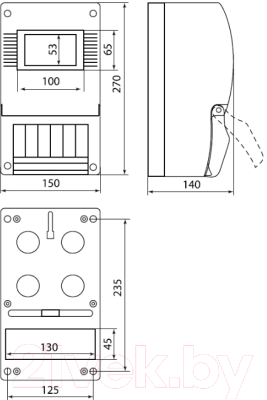 Бокс пластиковый TDM SQ0906-0016