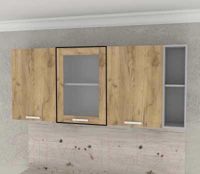 Шкаф навесной для кухни Интерлиния Компо ВШ50ст-720-1дв