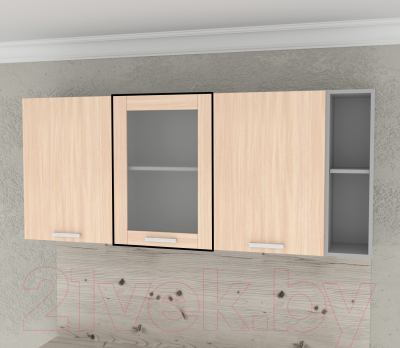 Шкаф навесной для кухни Интерлиния Компо ВШ50ст-720-1дв