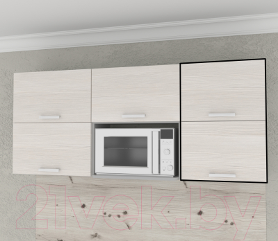 Шкаф навесной для кухни Интерлиния Компо ВШ60-720-2дг