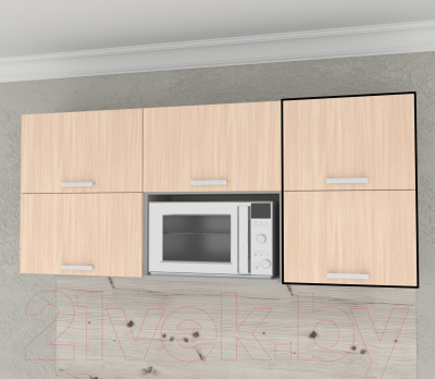 Шкаф навесной для кухни Интерлиния Компо ВШ60-720-2дг