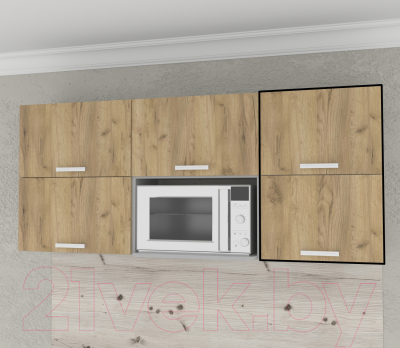 Шкаф навесной для кухни Интерлиния Компо ВШ60-720-2дг