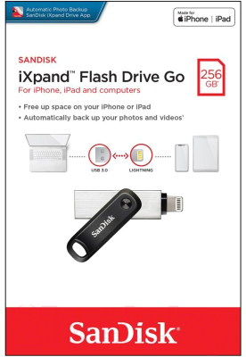 Usb flash накопитель SanDisk iXPAND 256GB (SDIX60N-256G-GN6NE)