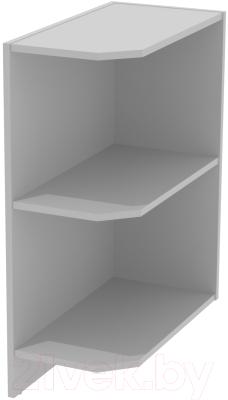 Угловое окончание для кухни Интерлиния Компо НПз30 (серый) - фото