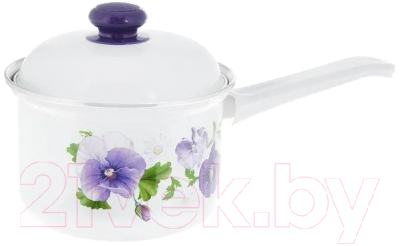 Ковш Лысьвенские эмали Анютины глазки С-1608АП/4 - фото