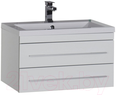 Тумба с умывальником Aquanet Верона 75 / 176669 + 281221 - фото