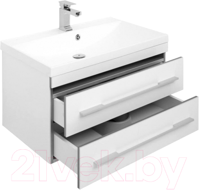 Тумба с умывальником Aquanet Верона 75 / 176669 + 281221