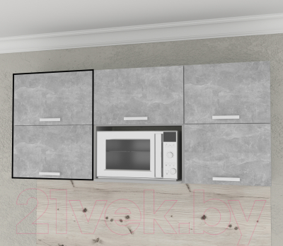 Шкаф навесной для кухни Интерлиния Компо ВШ50-720-2дг