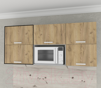 Шкаф навесной для кухни Интерлиния Компо ВШ50-720-2дг