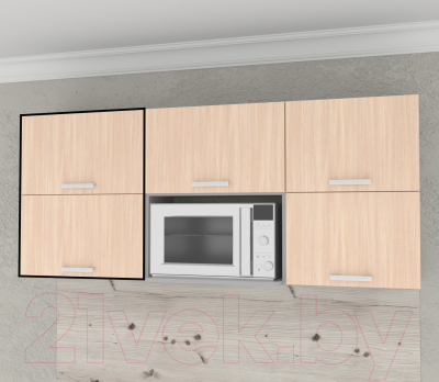 Шкаф навесной для кухни Интерлиния Компо ВШ50-720-2дг