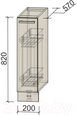Шкаф карго Интерлиния Компо НШ20