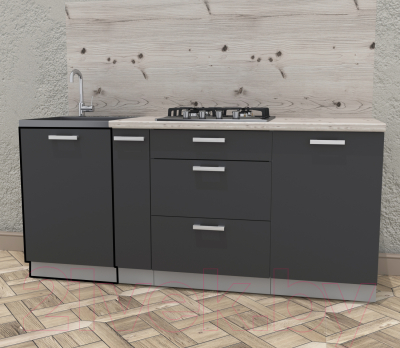 Шкаф под мойку Интерлиния Компо НШ50м-1дв