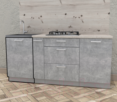 Шкаф под мойку Интерлиния Компо НШ50м-1дв