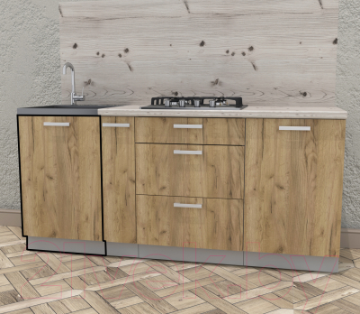 Шкаф под мойку Интерлиния Компо НШ50м-1дв