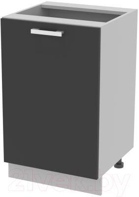 Шкаф-стол кухонный Интерлиния Компо НШ50р-1дв - фото