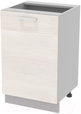 Шкаф-стол кухонный Интерлиния Компо НШ50р-1дв - фото