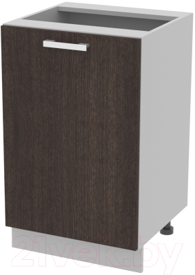 Шкаф-стол кухонный Интерлиния Компо НШ50р-1дв - фото