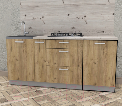 Шкаф-стол кухонный Интерлиния Компо НШ50р-1дв