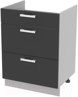 Шкаф-стол кухонный Интерлиния Компо НШ60ВП - фото