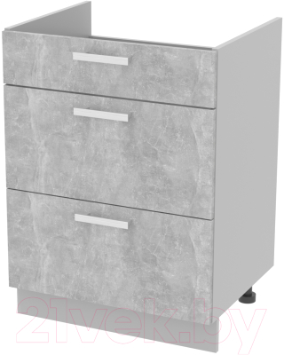 Шкаф-стол кухонный Интерлиния Компо НШ60ВП - фото