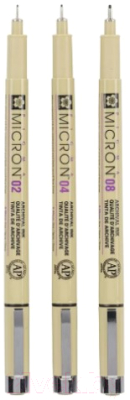 Набор капиллярных ручек Sakura Pen Pigma Micron / POXSDK3