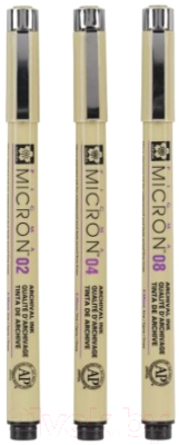 Набор капиллярных ручек Sakura Pen Pigma Micron / POXSDK3