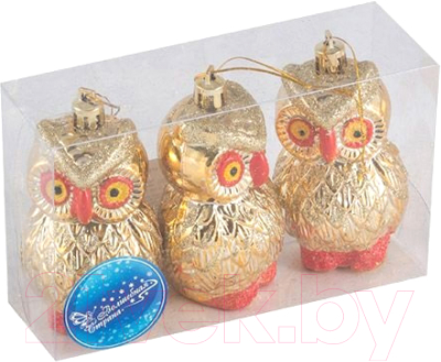 Набор елочных игрушек Волшебная страна Совы / 007473 - фото