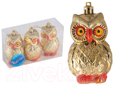Набор елочных игрушек Волшебная страна Совы / 007473