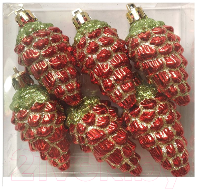 Набор елочных игрушек Волшебная страна Шишки / 007476