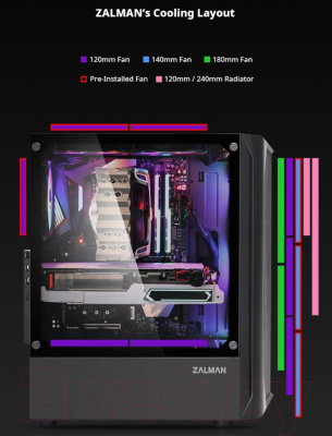 Корпус для компьютера Zalman N4