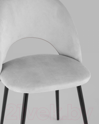 Стул Stool Group Меган / AV 415-H09-08(P) (велюр светло-серый)