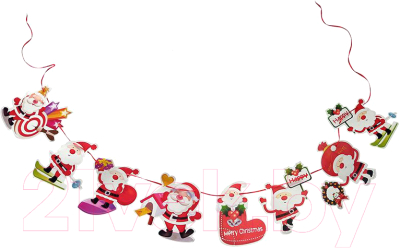 Гирлянда-подвеска Волшебная страна Веселый Дед Мороз / 008070 - фото