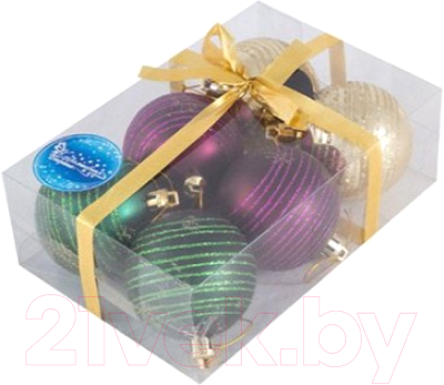 Набор шаров новогодних Волшебная страна Диско / 007489 - фото