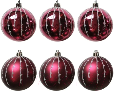 Набор шаров новогодних Волшебная страна Классика / 007493 - фото