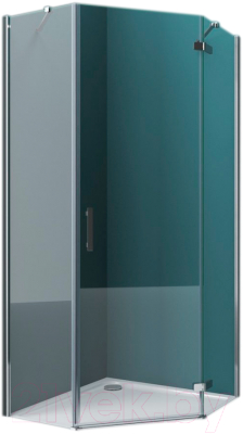 Душевой уголок BelBagno KRAFT-P-1-100-C-Cr-R - фото