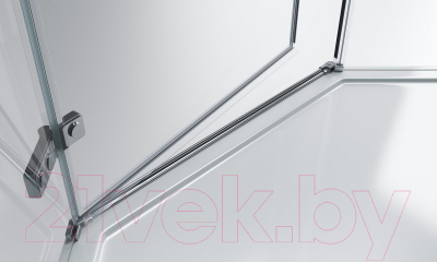 Душевой уголок BelBagno KRAFT-P-1-100-C-Cr-R