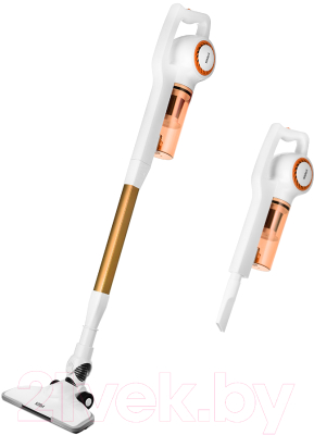 Вертикальный пылесос Kitfort KT-5105-3 (белый/оранжевый) - фото