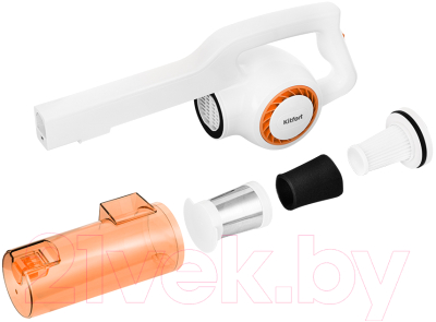 Вертикальный пылесос Kitfort KT-5105-3 (белый/оранжевый)