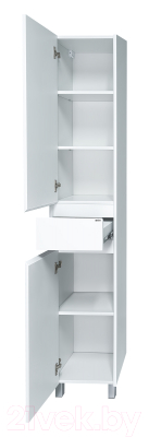 Шкаф-пенал для ванной Misty Алиса 35 / Э-Али0501-01Л