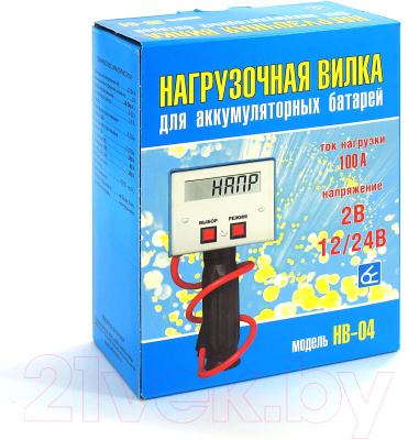 Тестер аккумуляторной батареи Орион НВ-04 100А / 2004