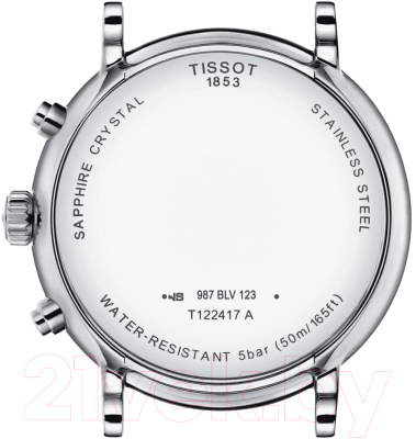 Часы наручные мужские Tissot T122.417.16.033.00