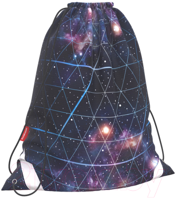 Мешок для обуви Erich Krause Blue Stardust / 52106 - фото