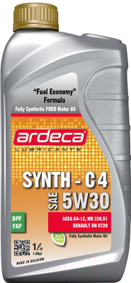 Моторное масло Ardeca Synth-C4 5W30 / ARD010006-001 - фото