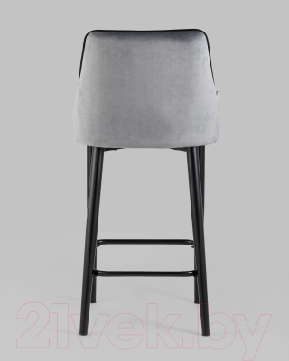 Стул барный Stool Group Коби / AV 434-H15/75-08(PP) (велюр серый)
